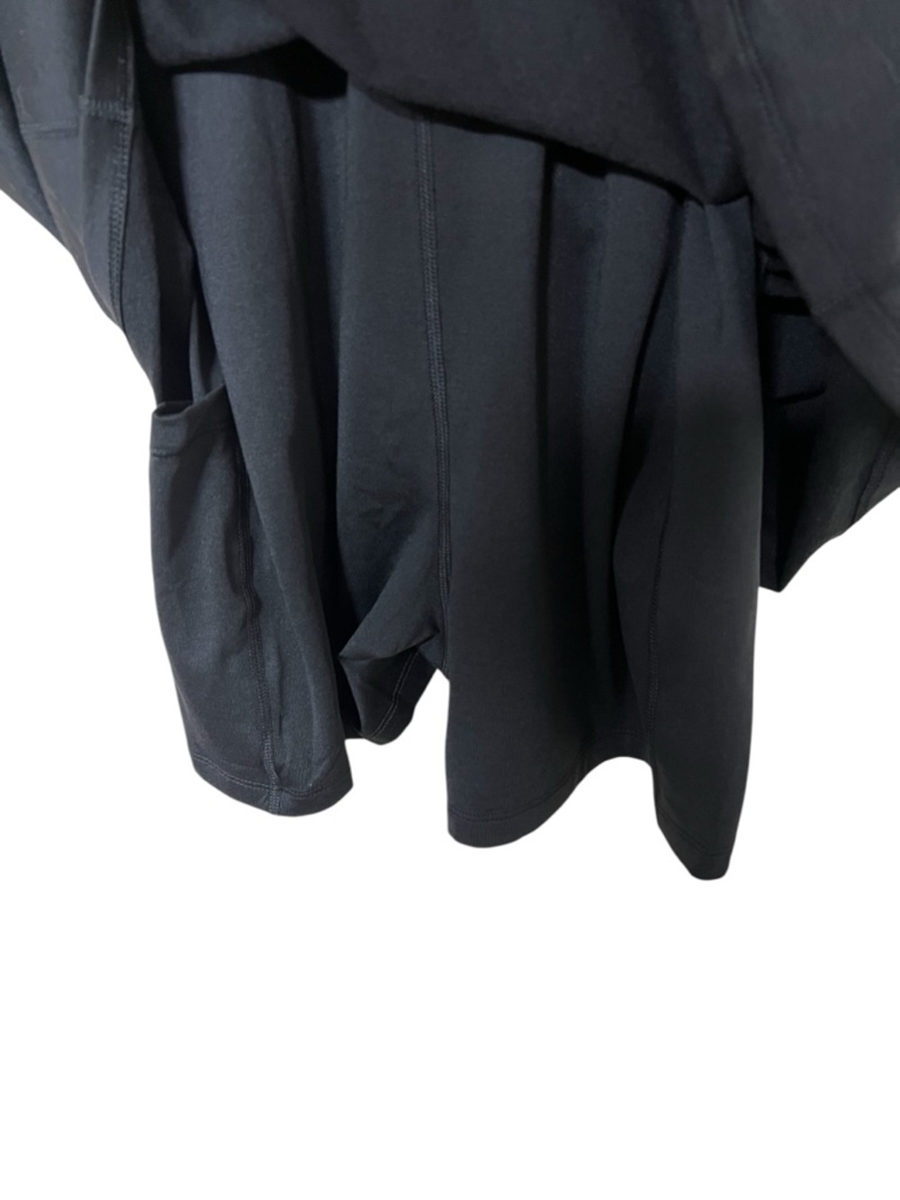 Old Navy NWT black cloud comfy athletic dress razor back built in shorts bra - Picture 9 of 12